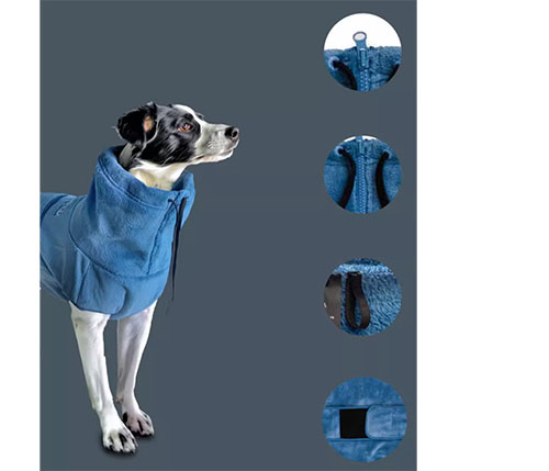 dog bathrobe