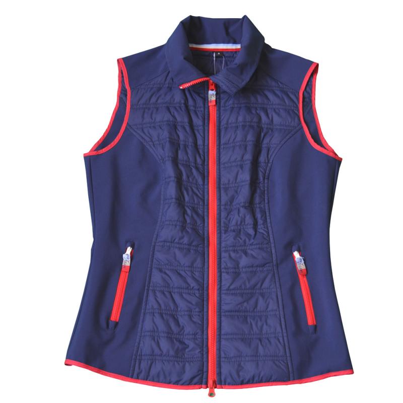 equestrian quilted puffer vest